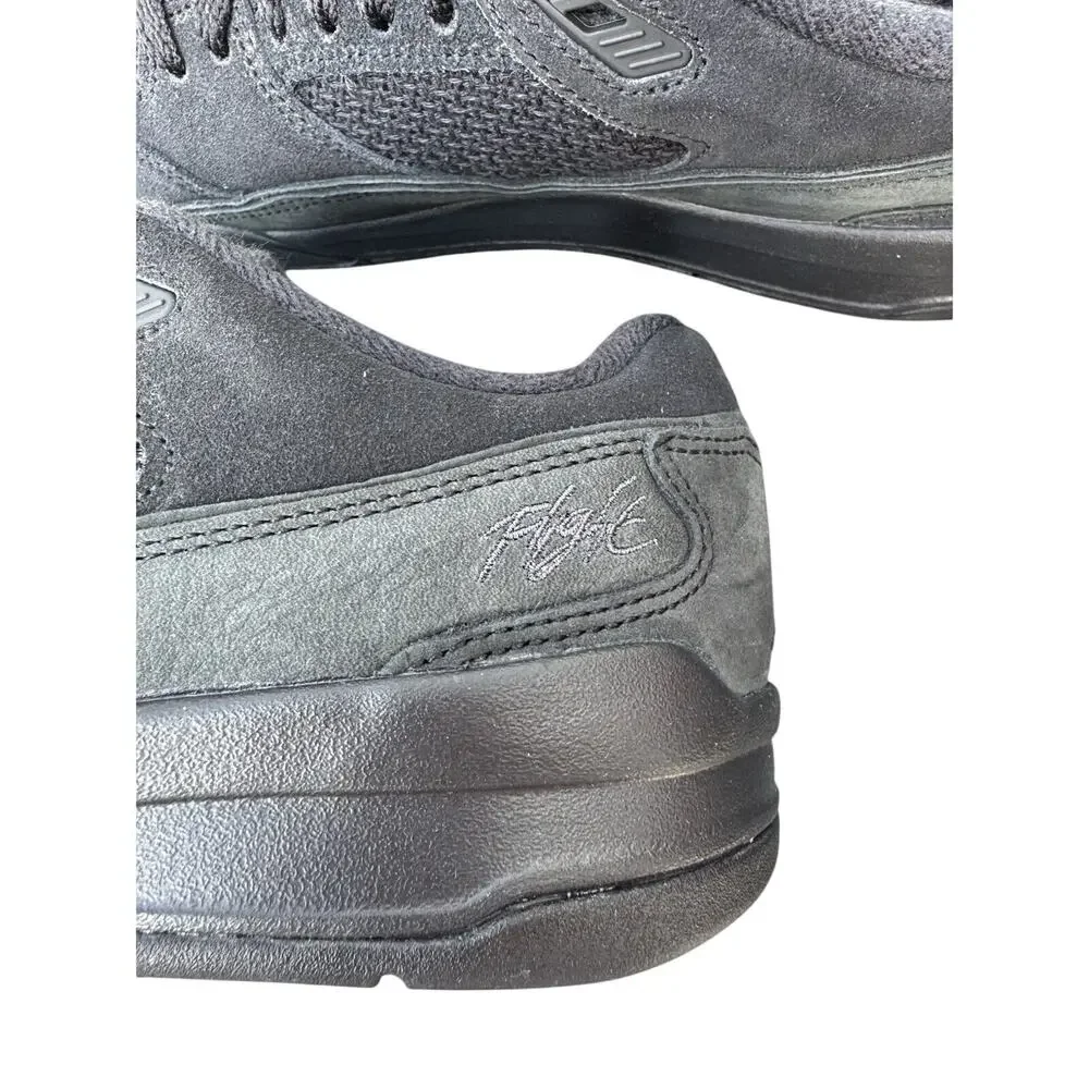 Jordan Flight Court - Black / Anthracite gray suede Men’s 8 Womens 9.5 EUC